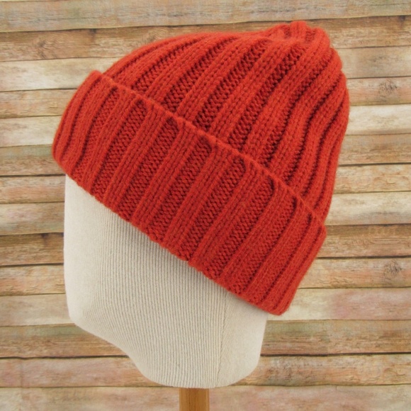 HEATTECH Burnt Orange Knit Hat Adult O/S - Picture 5 of 8